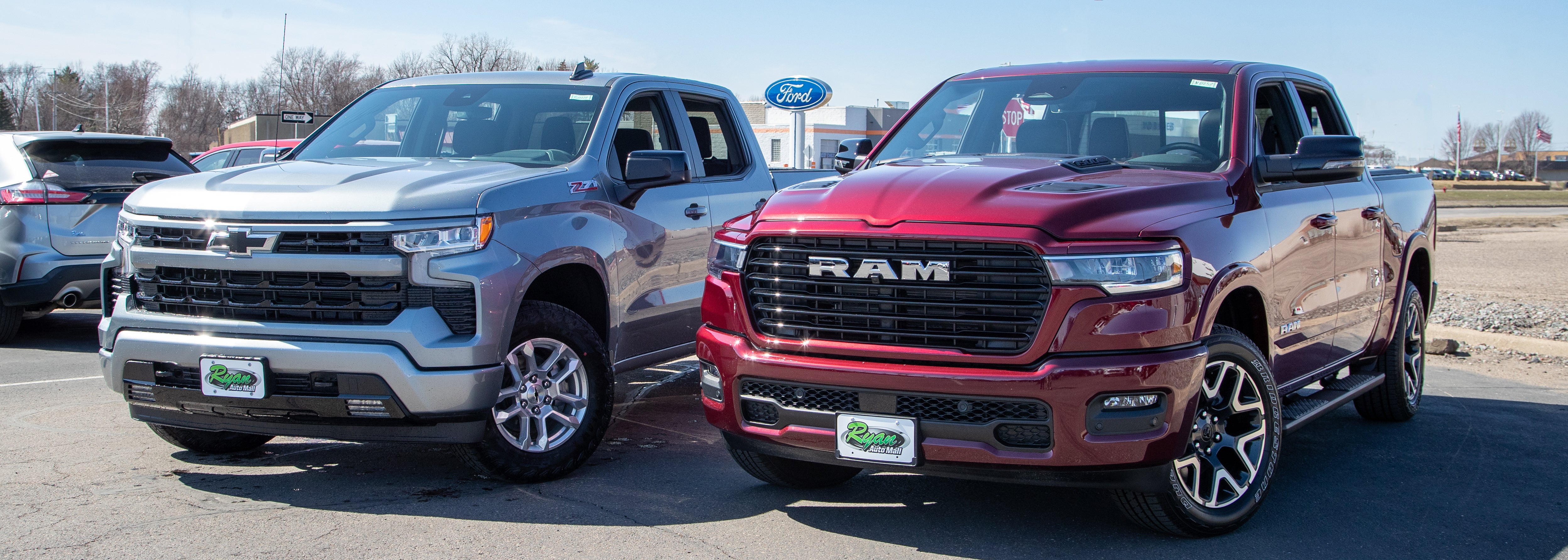 Dealership salesperson agreeing the sale with a customer.
