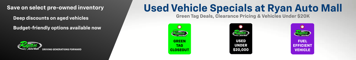 Pre-Owned Vehicle Specials