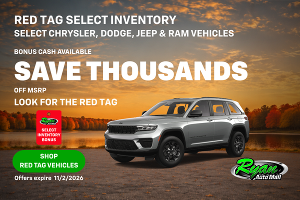 Ryan Auto Mall's Red Tag Select Inventory