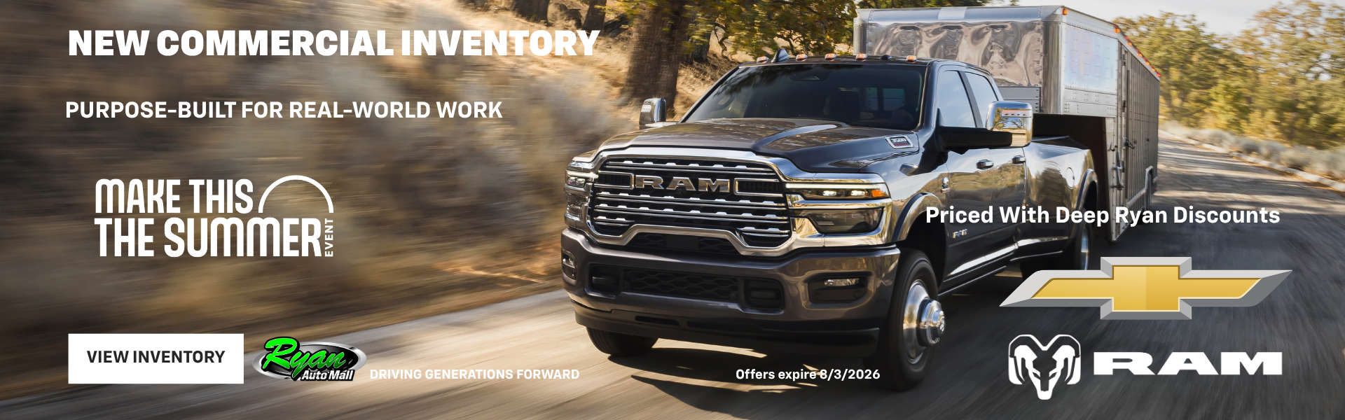 Ryan Auto Mall’s New Commercial Inventory