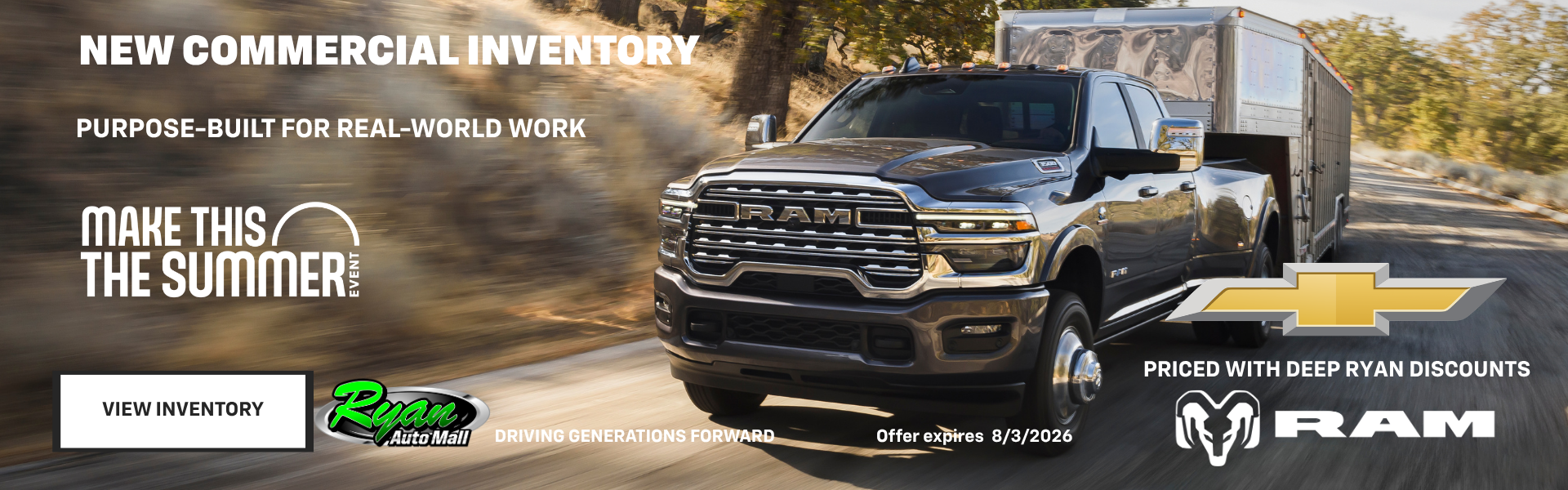 Ryan Auto Mall’s New Commercial Inventory